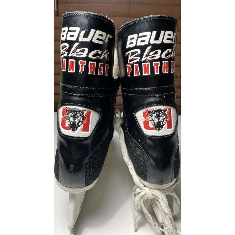 Black Panther 81 Bauer‎ Mens Ice Hockey Skates Carbon Fiber 10 D Black